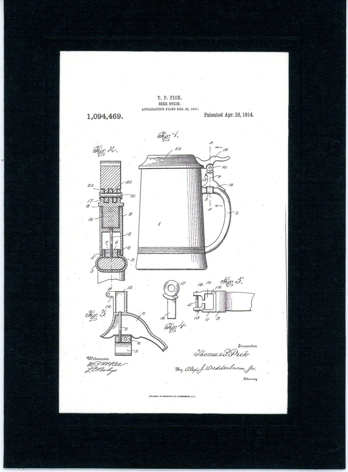 Beer Patents patent card set