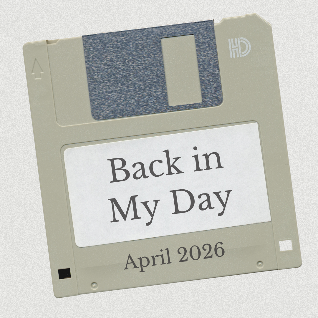 Back in My Day junk journal scrapbook box - April 2026