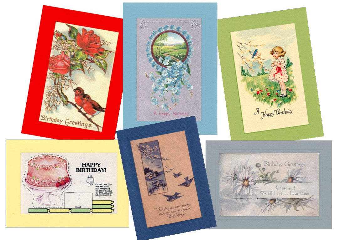 Birthday "Greetings from the Past" Sampler