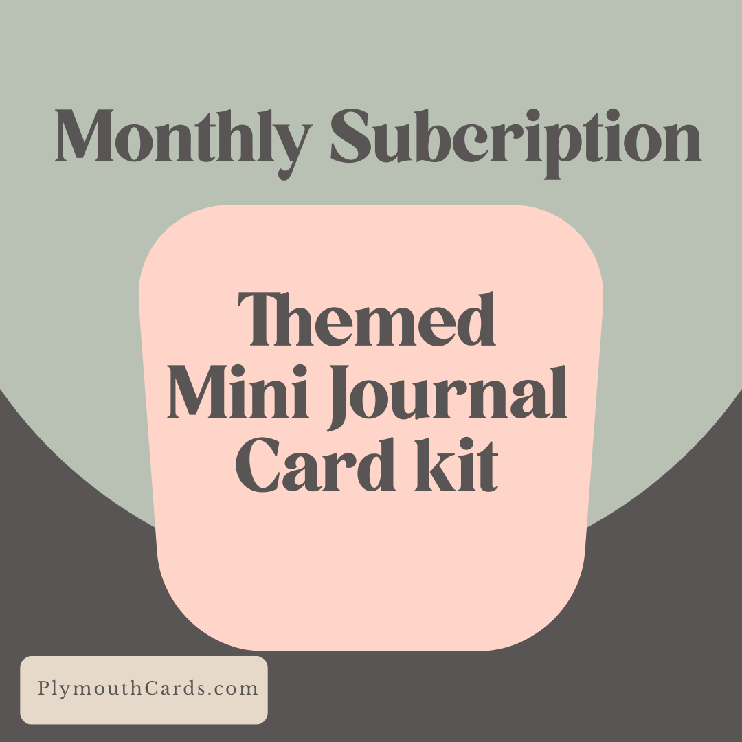 Monthly Mini Journal card kit - Subscription