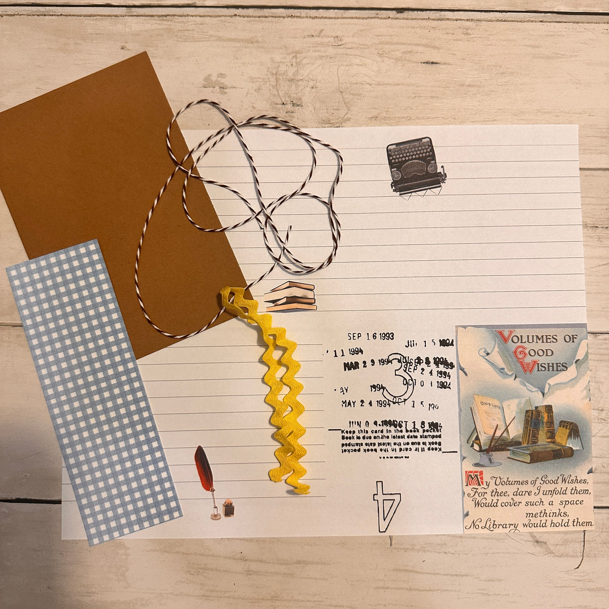 Books Mini Journal card kit -March 14th only