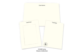 Insert Note Cards - 10 packs - Choose color-Photo note cards-Plymouth Cards