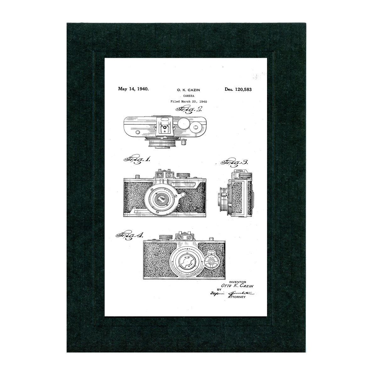 Camera Photography patent cards