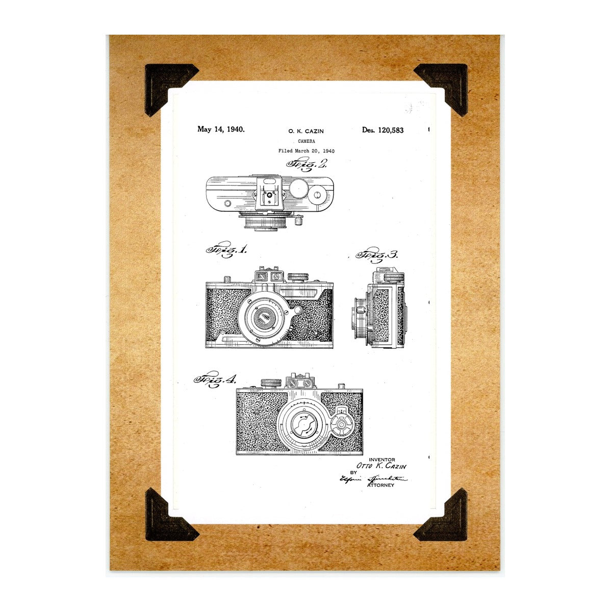 Camera Photography patent cards