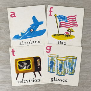 Alphabet Soup (A-Z) postcards