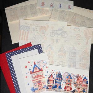Americana 250th stationery kit