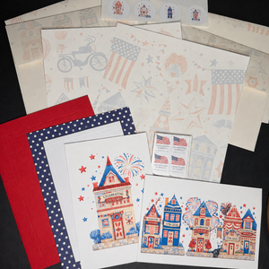 Americana 250th stationery kit