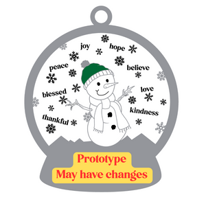 Clarence 2025 Snowman ornament - pre-order, will ship in late September