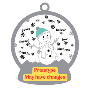 Clarence 2025 Snowman ornament - pre-order, will ship in late September