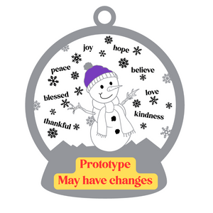 Clarence 2025 Snowman ornament - pre-order, will ship in late September