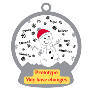 Clarence 2025 Snowman ornament - pre-order, will ship in late September