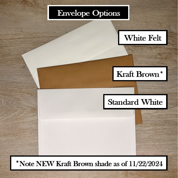 White Photo Insert Note Cards #CC770 - Plymouth Cards