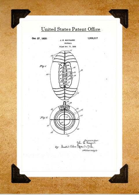 Football Patent cards