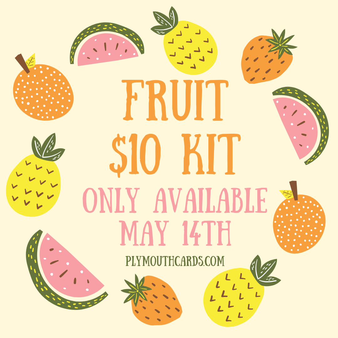 Fruit Mini Journal card kit -       May 14th ONLY