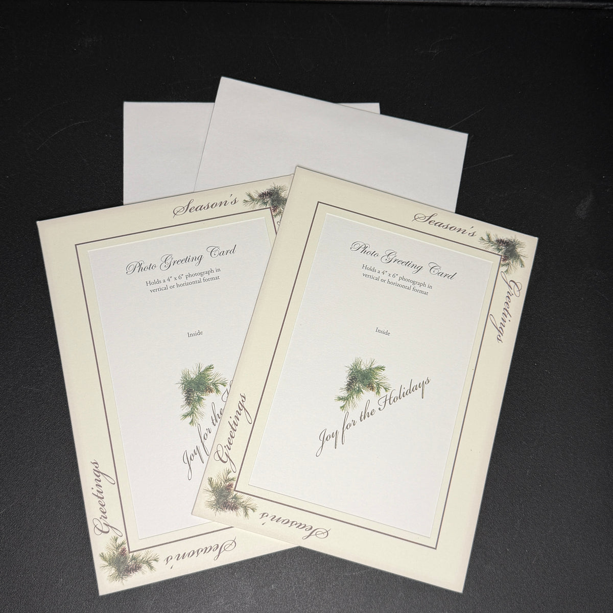 Vintage Holiday Plymouth Cards - 2 pack