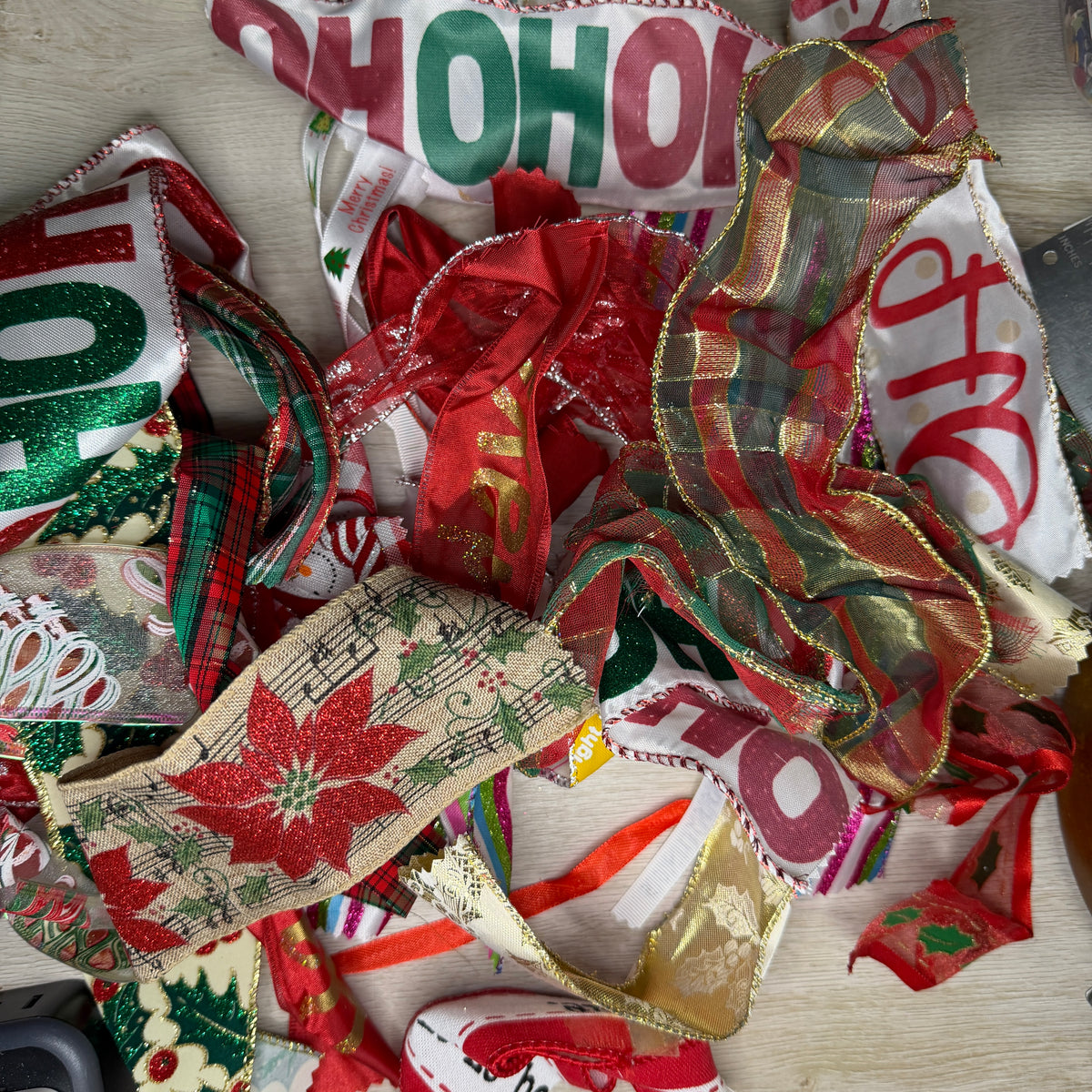 Christmas Ribbon Grab Bag