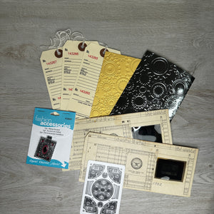 Steampunk Junk Journal Scrapbook kit