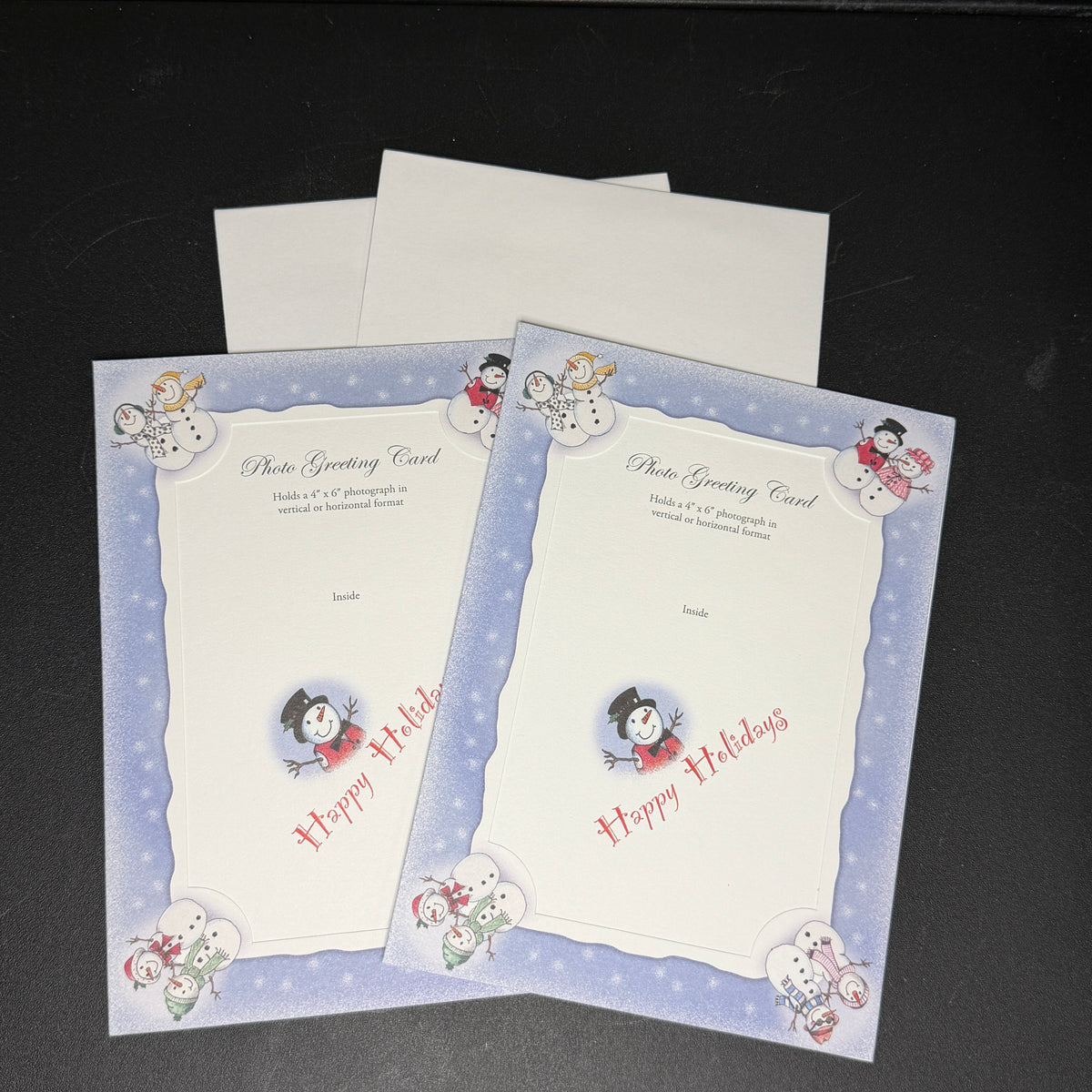 Vintage Holiday Plymouth Cards - 2 pack