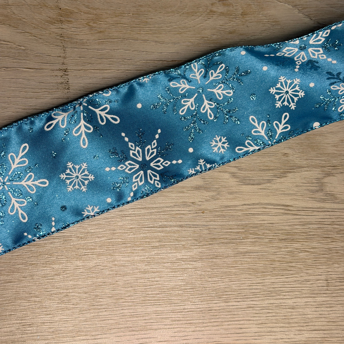 Snowflakes ribbon - by the yard or spool