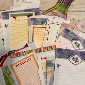 Assorted Notepad paper bundles
