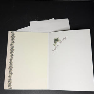 Vintage Holiday Plymouth Cards - 2 pack