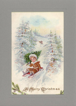 Christmas Greeting From the Past greeting cards