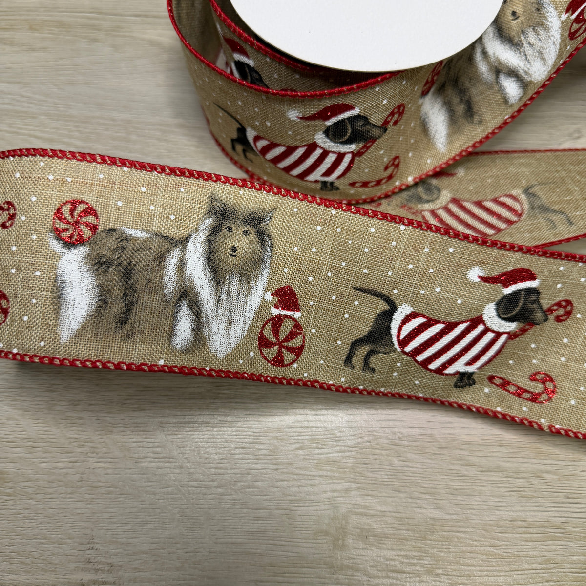 Christmas Holiday ribbon - by the yard or spool