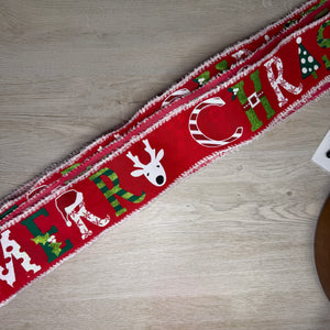 Christmas Holiday ribbon - by the yard or spool