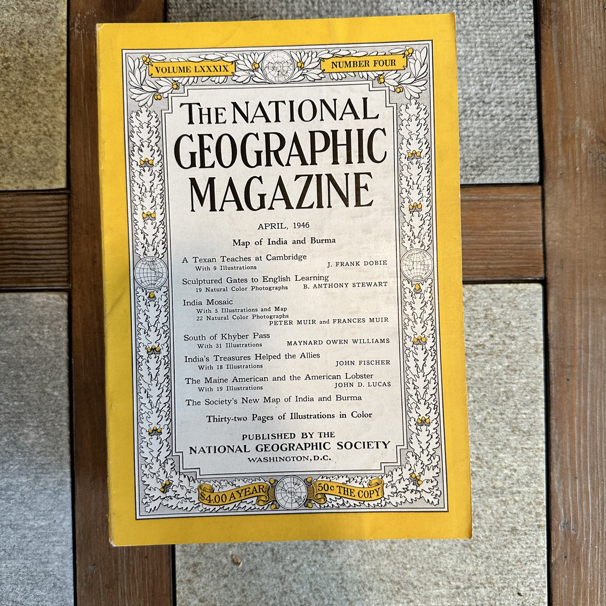 1940s National Geographic magazines