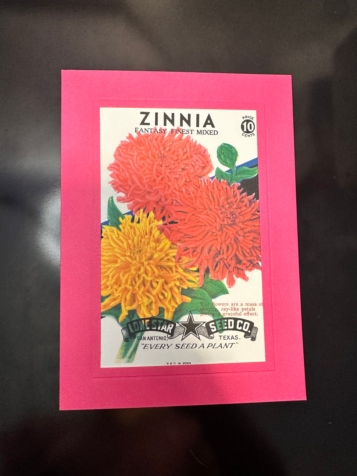 Flower seed packet cards - Plymouth Cards