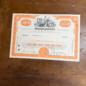 Stock Certificates