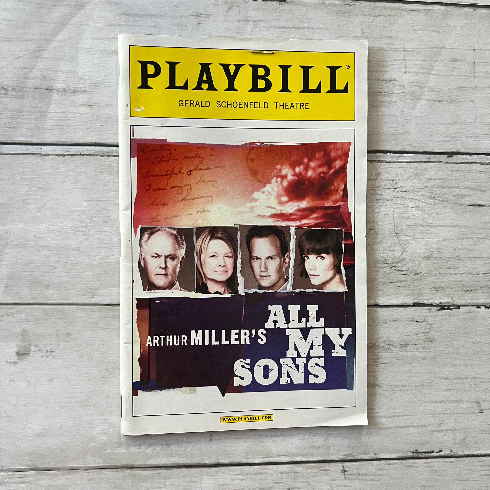 Playbills - with 1 ticket stubs