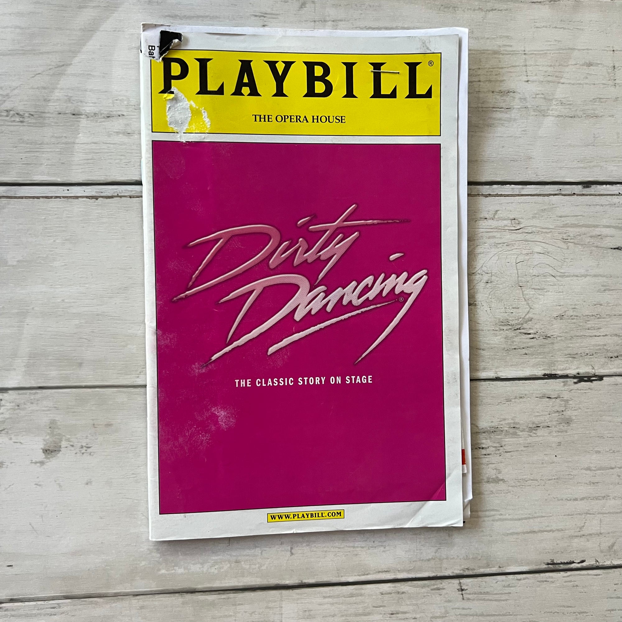 Playbills - with printed e-ticket