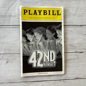 Playbills - with 1 ticket stubs