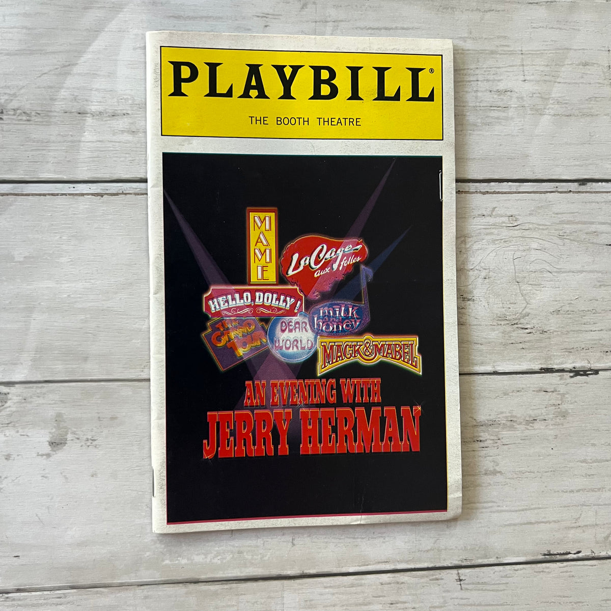 Playbills - with 2 ticket stubs