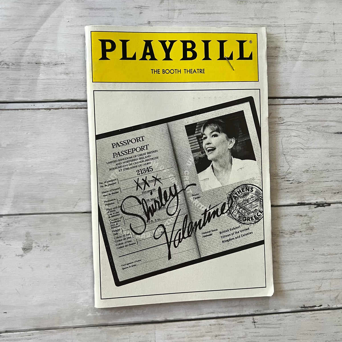 Playbills - with 2 ticket stubs