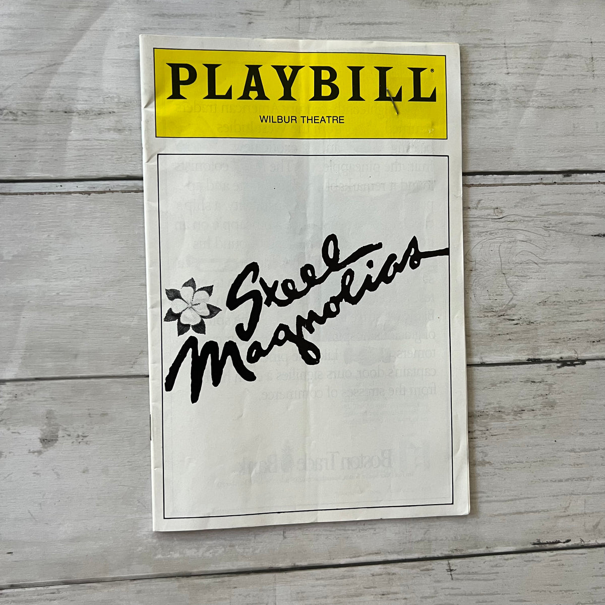 Playbills - with 2 ticket stubs