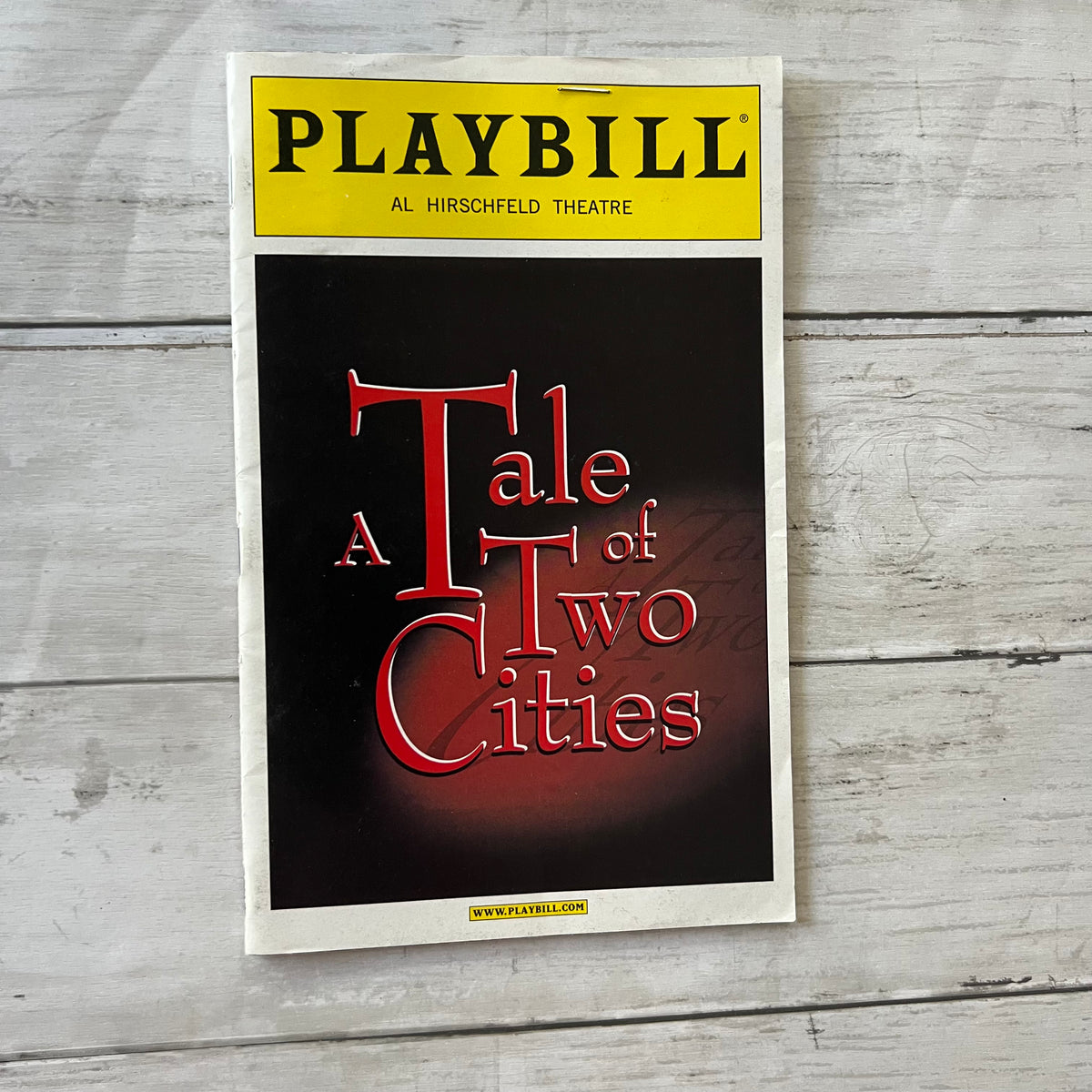 Playbills - with 1 ticket stubs