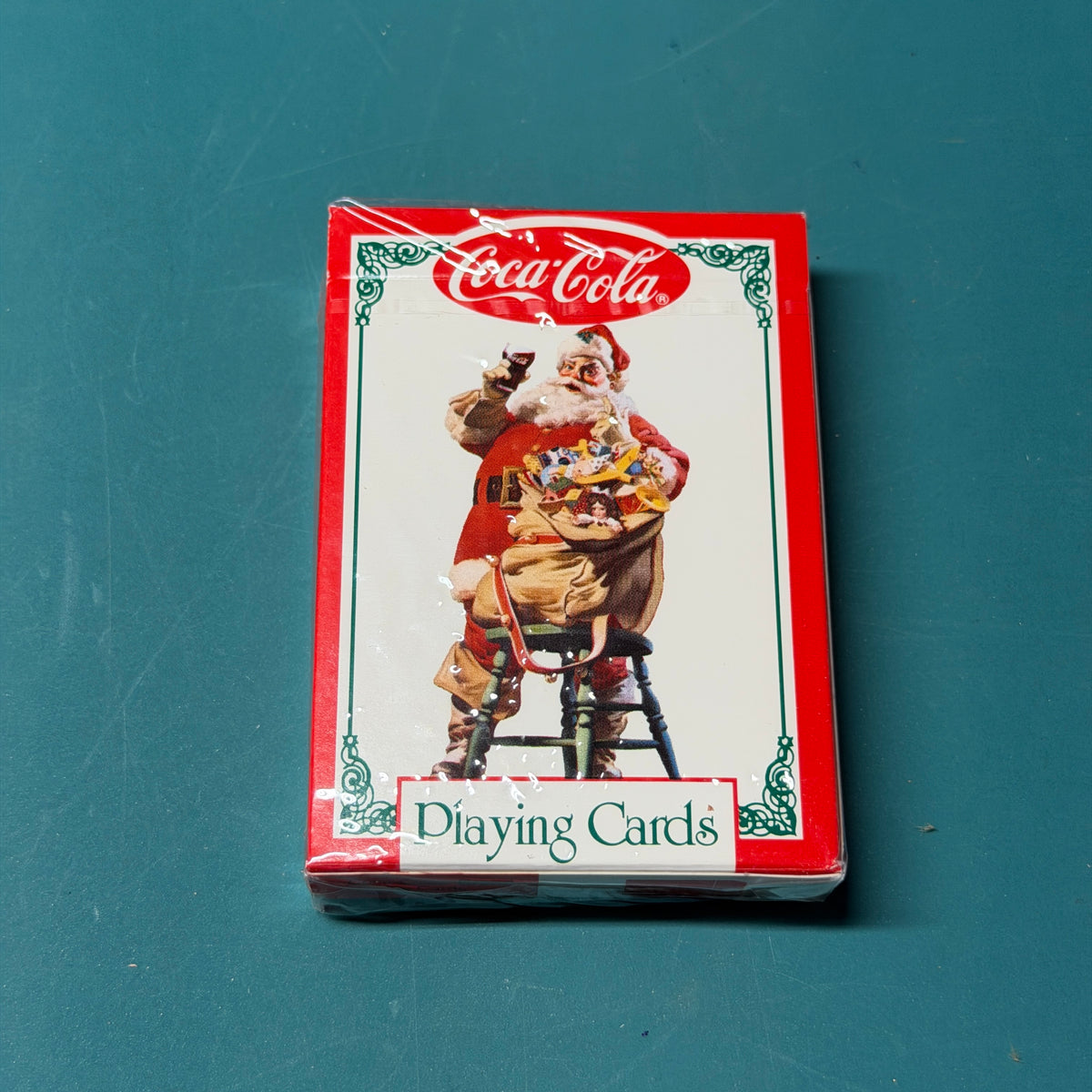 Santa Coca-Cola playing cards
