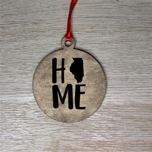 Home State Wooden Ornaments