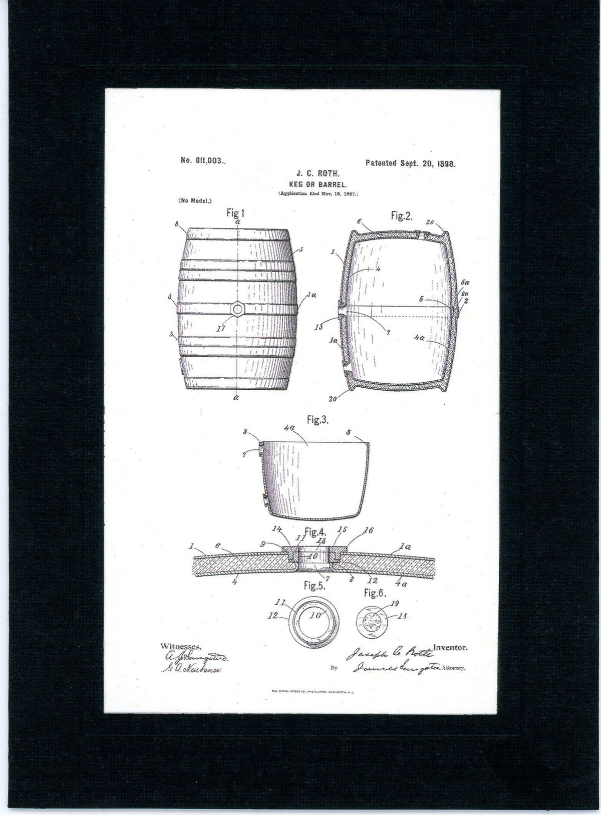 Beer Patents patent card set