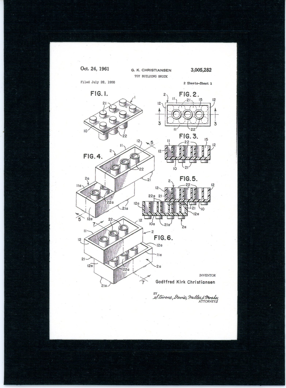 Lego Patent cards