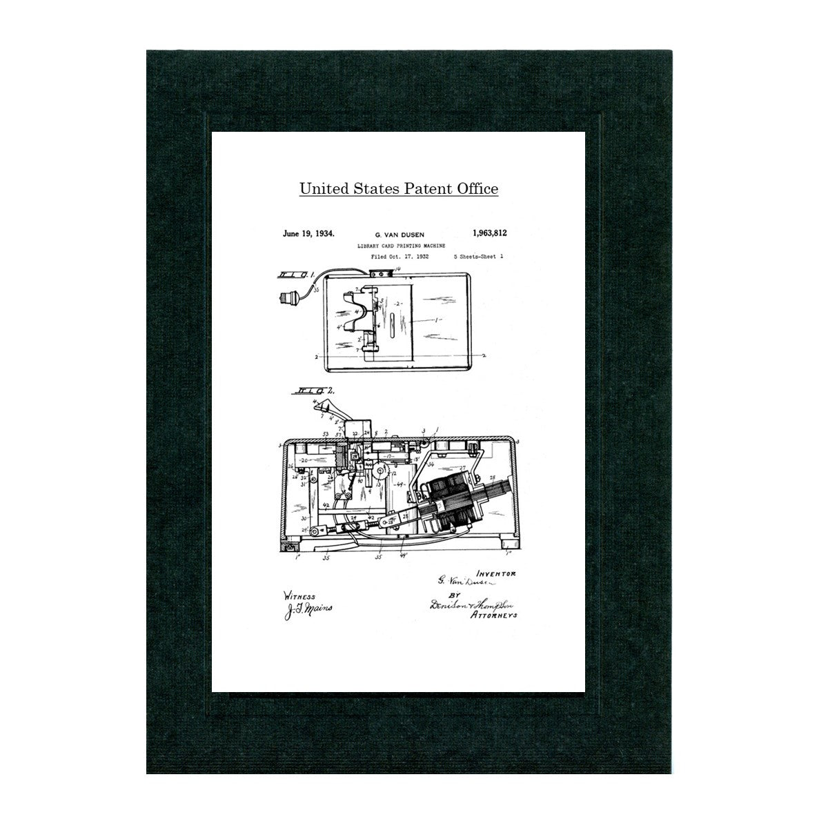 Library Patent cards