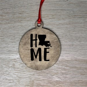 Home State Wooden Ornaments