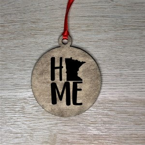 Home State Wooden Ornaments