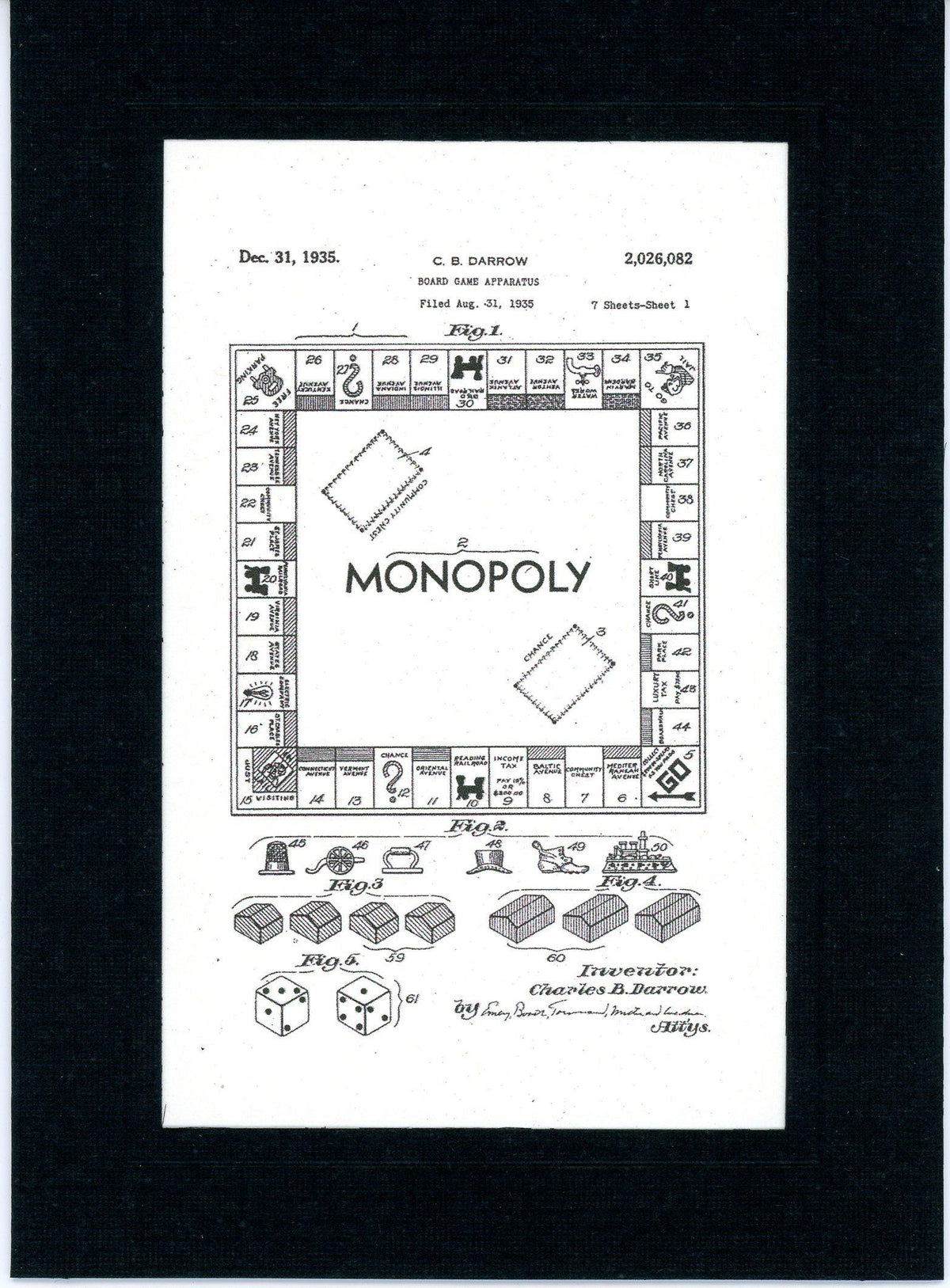 Monopoly patent cards
