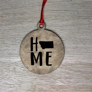 Home State Wooden Ornaments