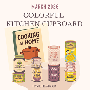 Colorful Kitchen Cupboard junk journal scrapbook box - March 2026
