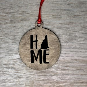 Home State Wooden Ornaments