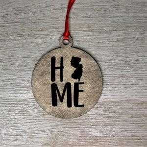 Home State Wooden Ornaments